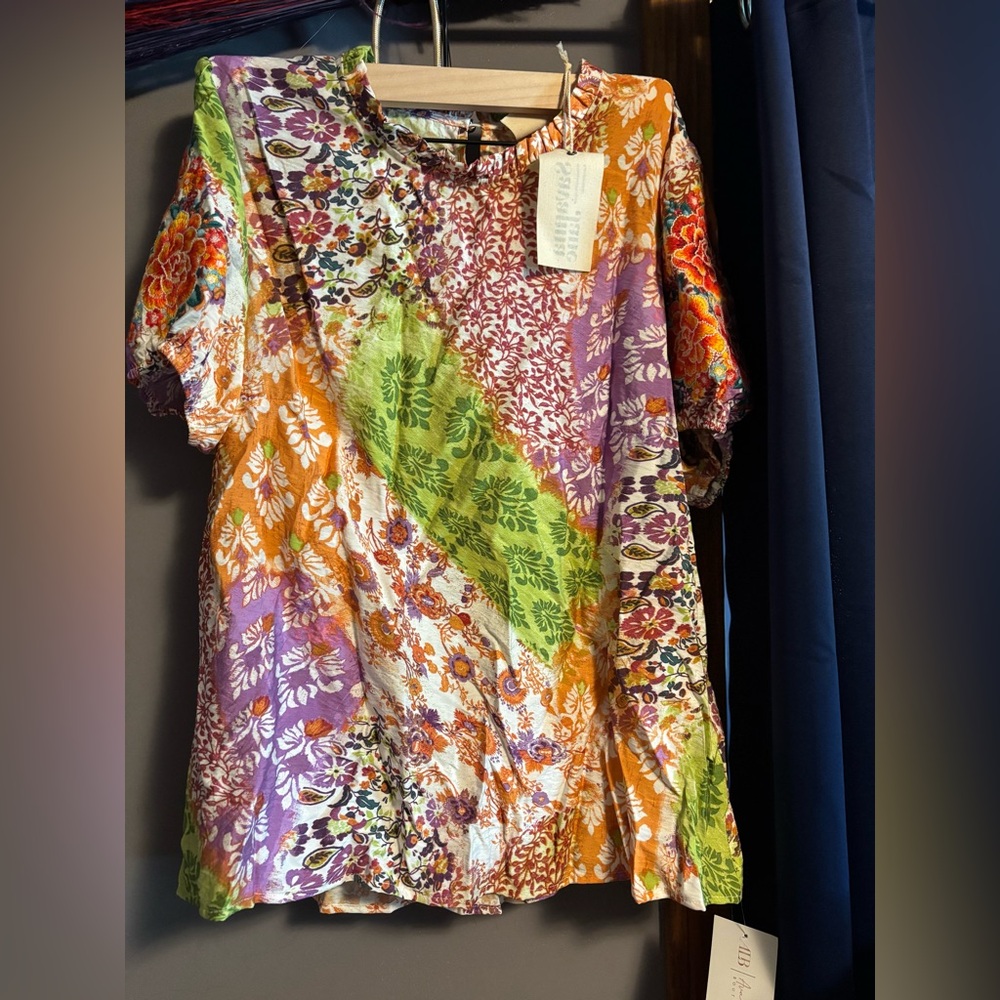 Savanna Jane Multicolor Floral Shirt